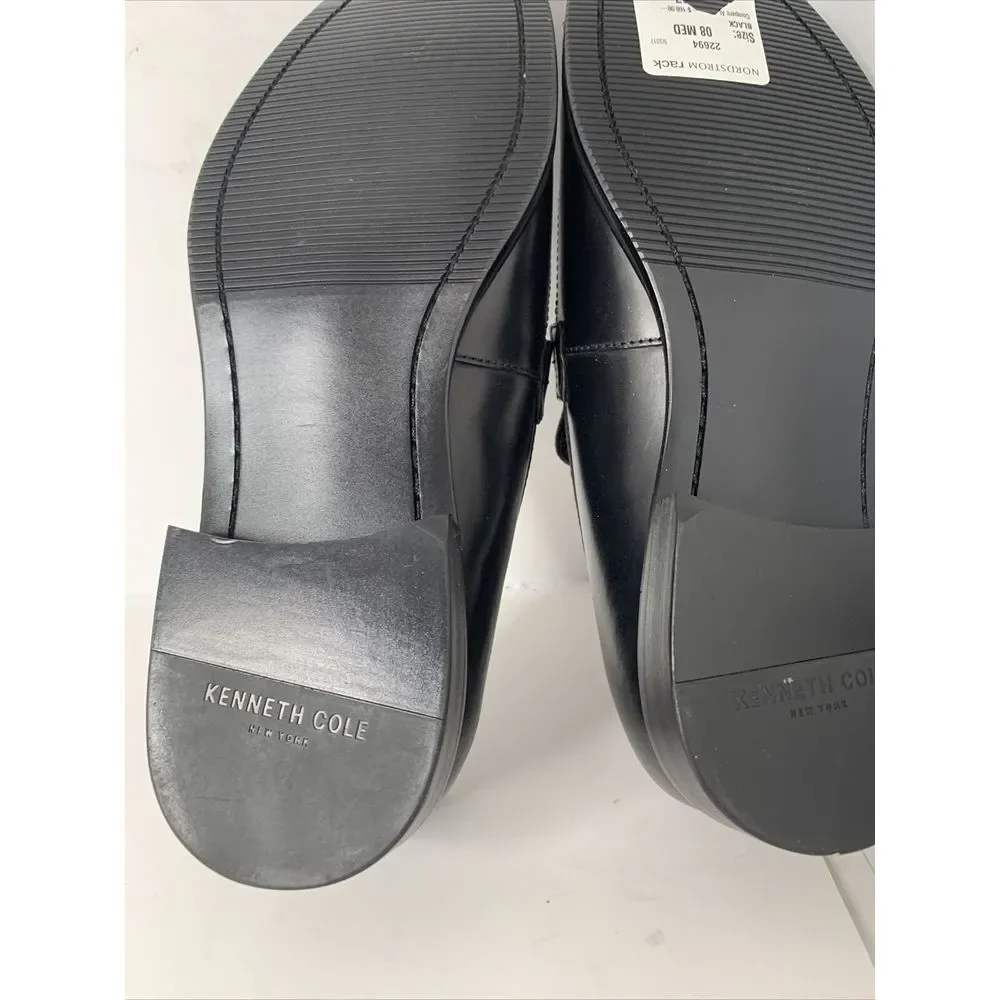 Kenneth Cole New York Dress Shoe Black Sz 8 22694 Slip On‎ Loafer